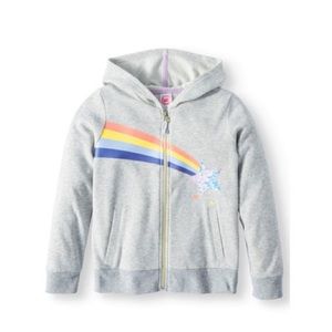 Girls Zip Hoodie Color Changing Sequins